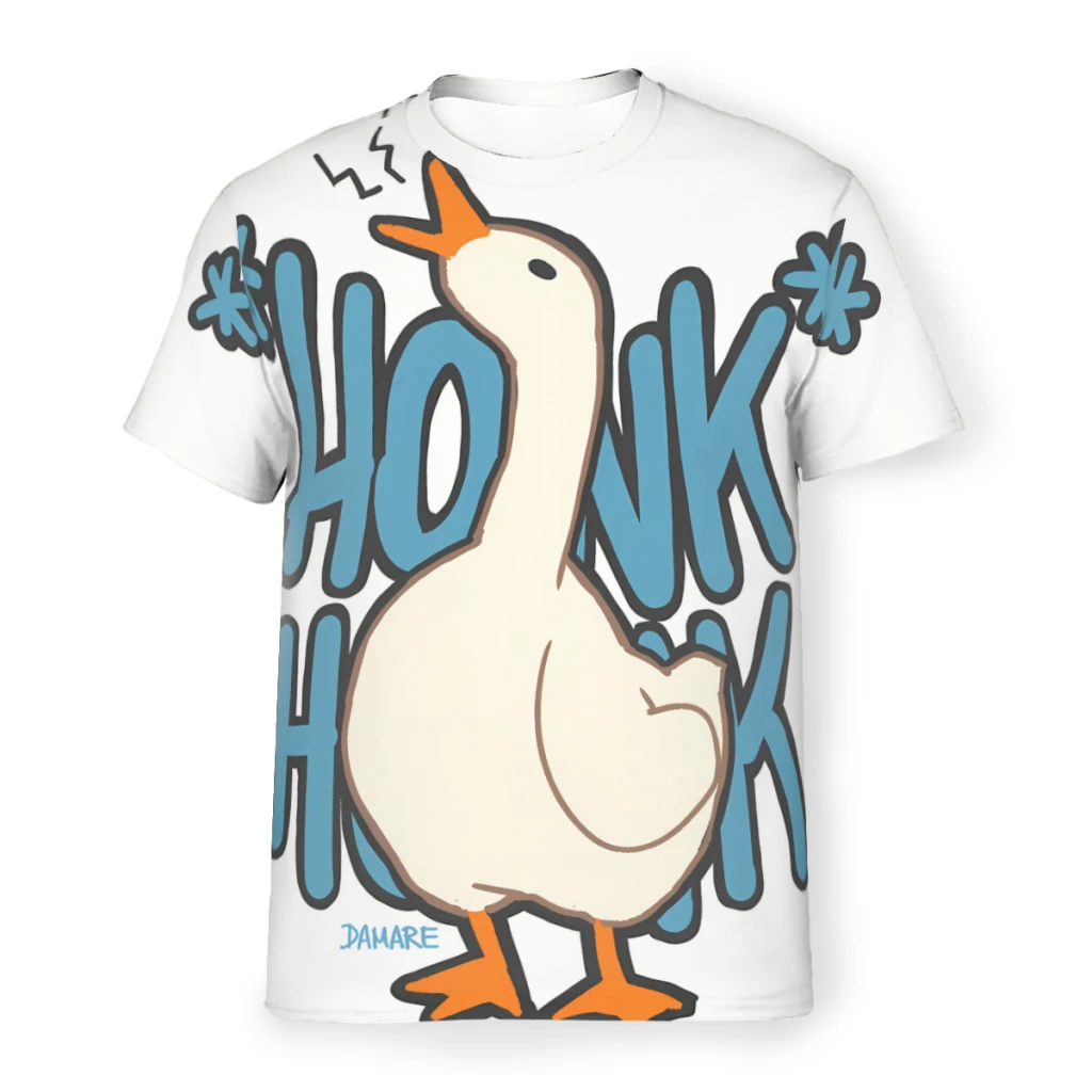 

Honk Style Polyester TShirt Comfortable New Design Thin T Shirt Short Sleeve