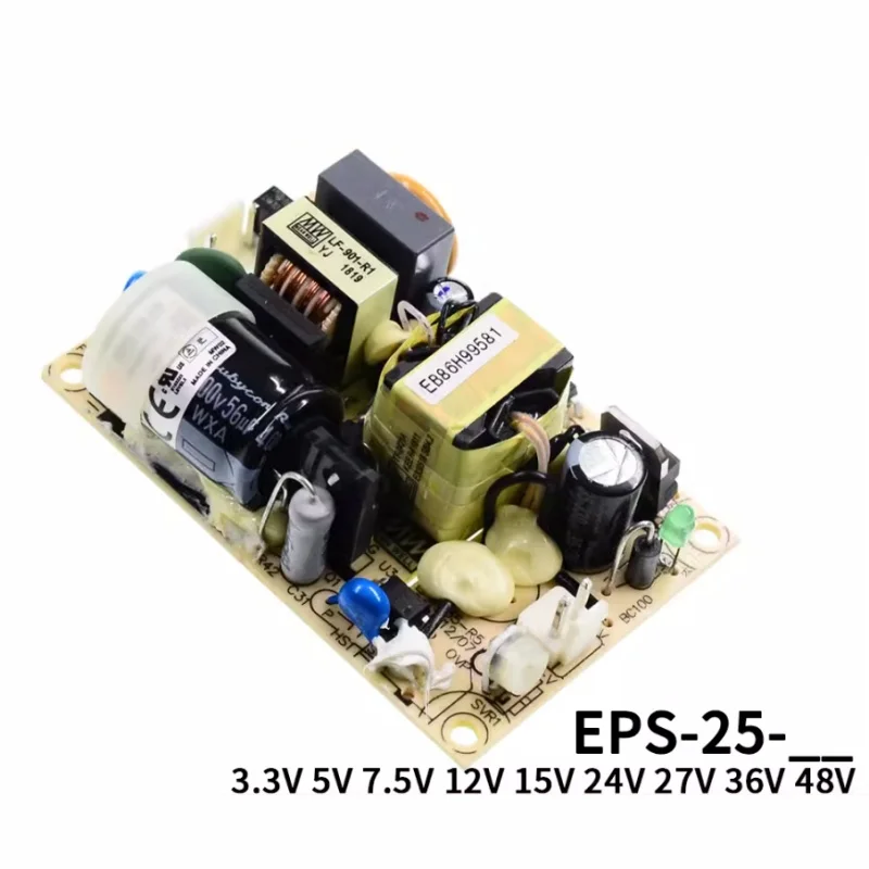 EPS-25 25W MEAN WELL PCB Power EPS-25-5 EPS-25-12 EPS-25-15 EPS-25-24 EPS-25-36/3.3/7.5/27 EPS-25-48 Bare Board Instead of PS