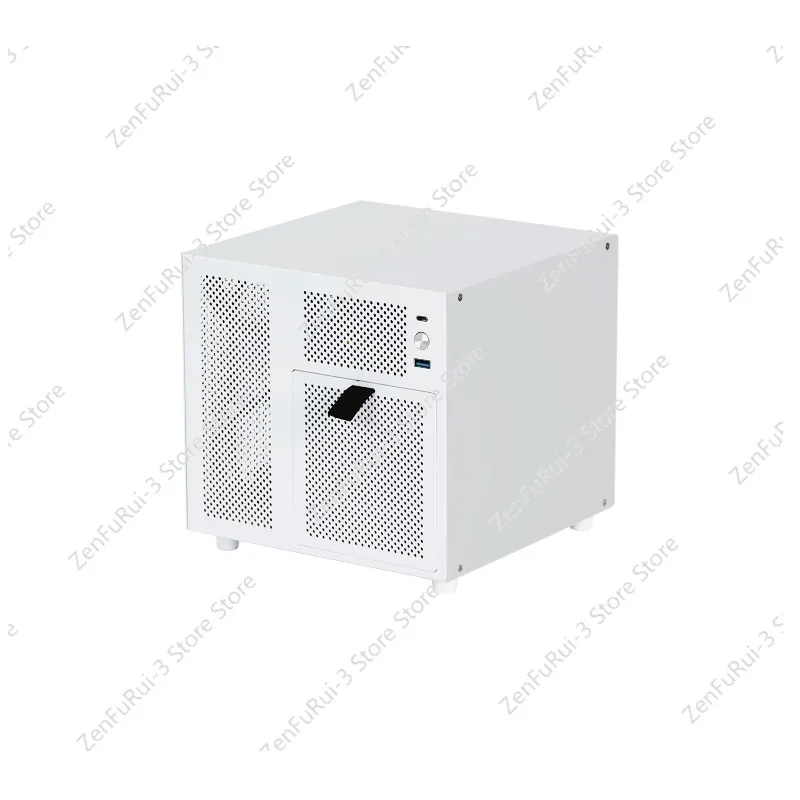 

4-дисковый корпус NAS Блок питания SFX Основная плата ITX Сервер домашнего хранения Маленькое шасси