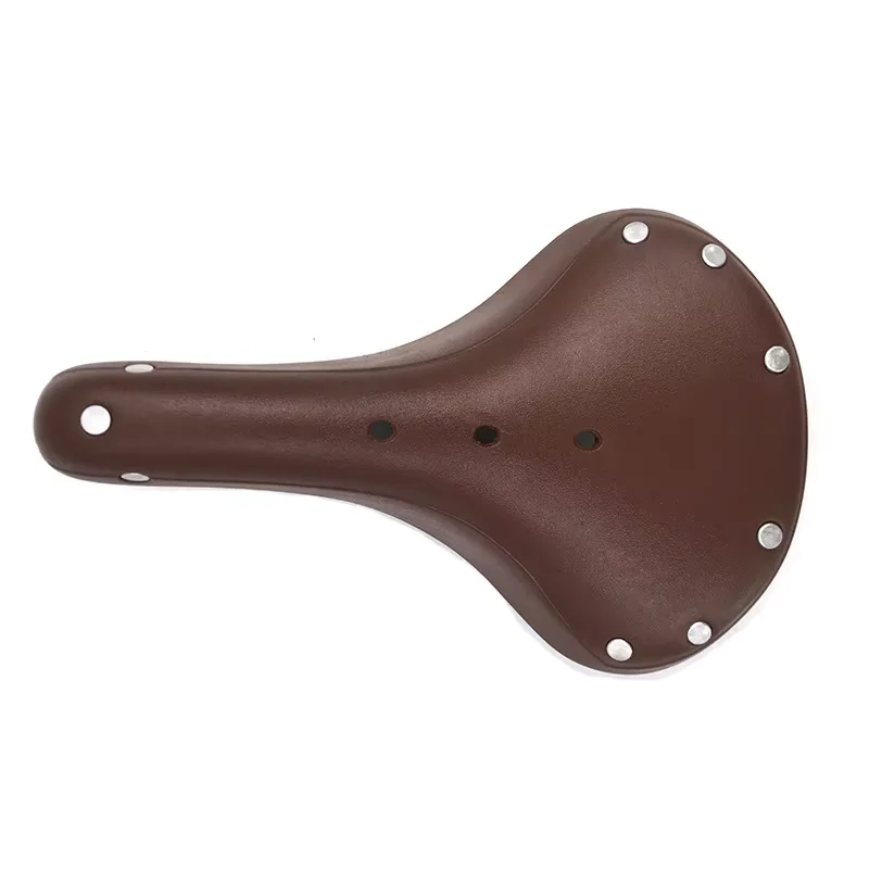 

Retro Leather Urban Bicycle Saddle Wide Brown Old Style City Bike Saddle for Men Women Race Soft Comfortable City Cycling Parts