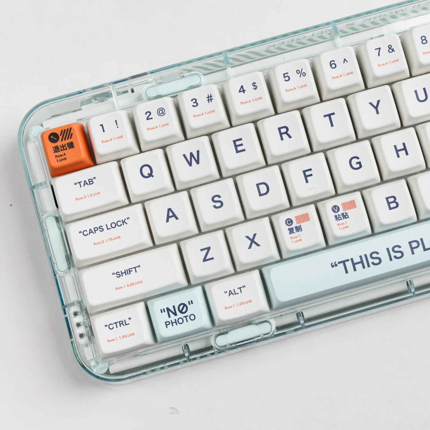 MDA high plastic keycap retro PBT thermal sublimation Ningzhi HI75 98 99 HI8 F87 F99