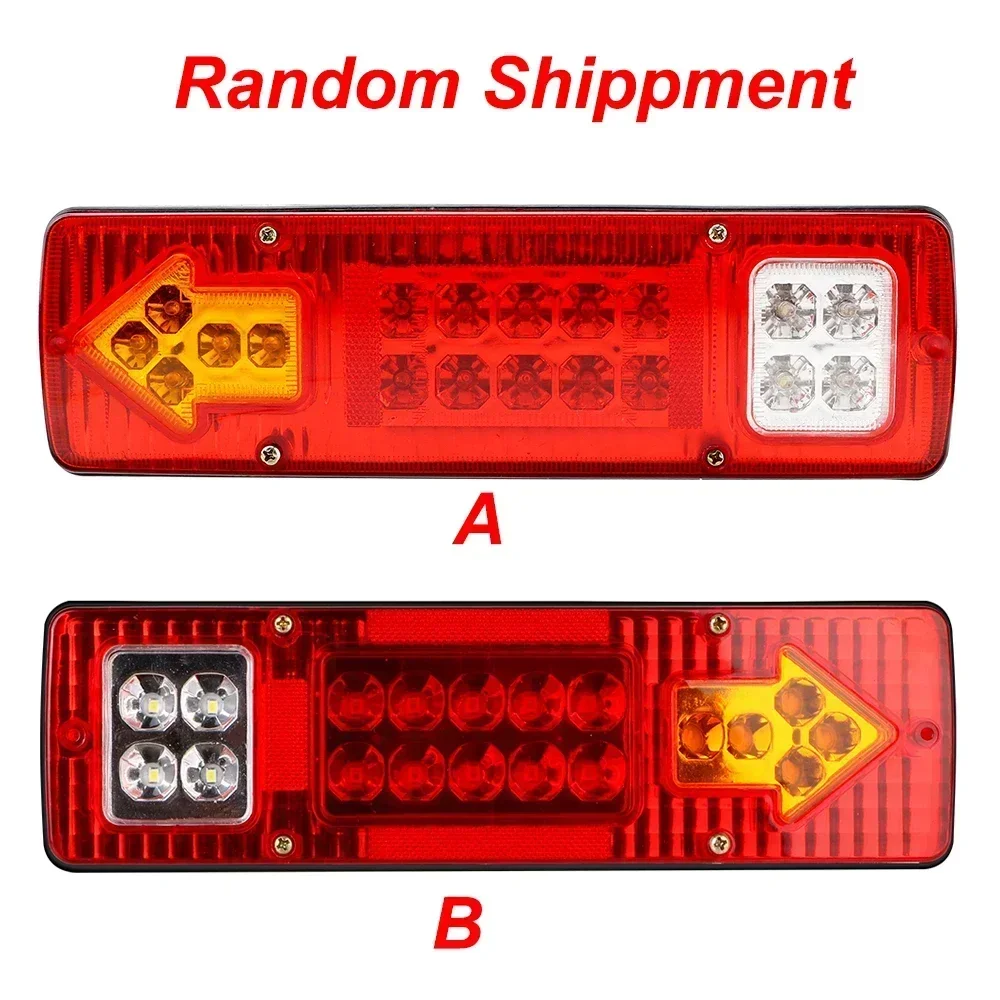 High Brightness Mulfunctions LED Truck Tail Rear Lamps Lights W/Brake Lights Stop/Reversing/Turn Signals for Car/Lorry/Trailers