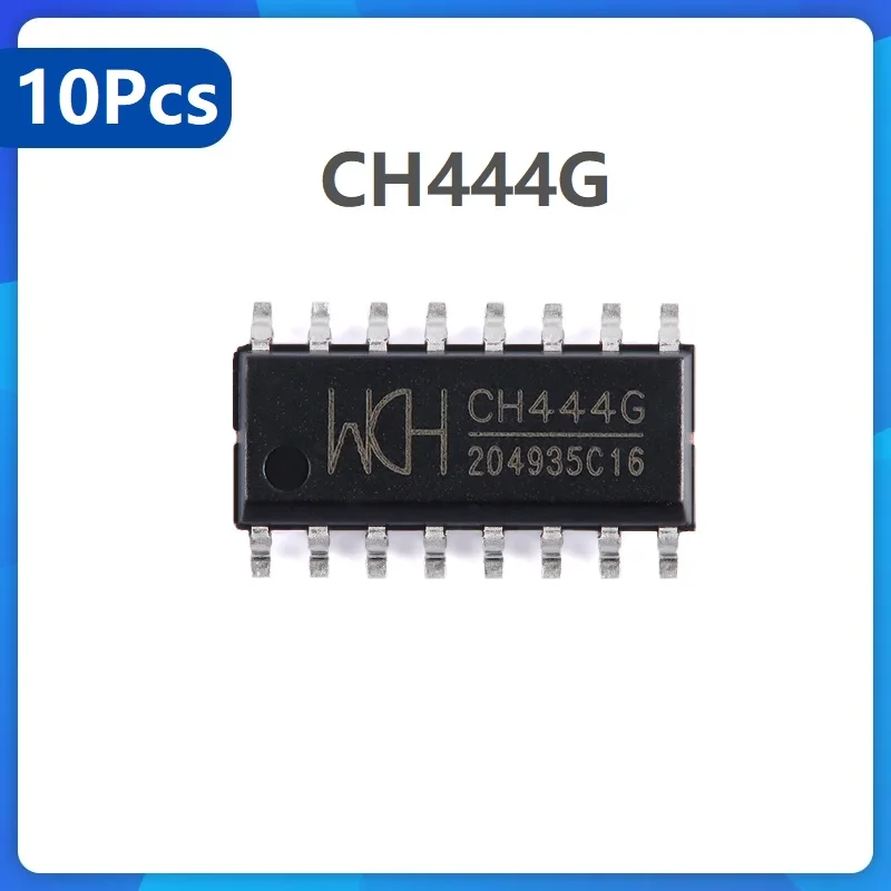 CH444 Double-pole Four-throw 5V Low-Resistance Analog Switch IC  10Pcs/Lot