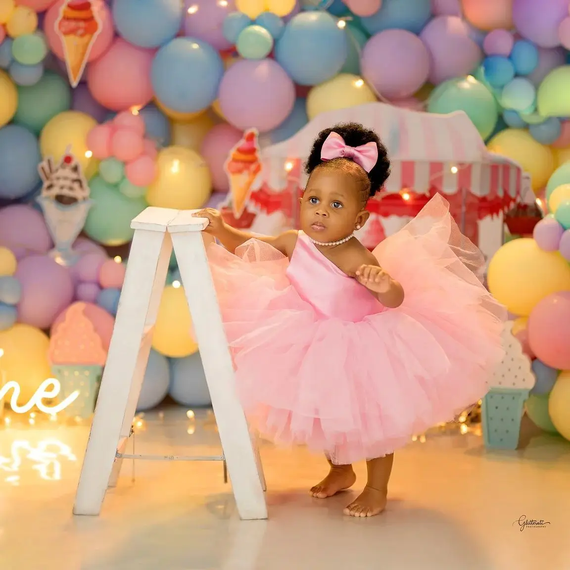 Vestidos de niña de flores rosa rubor para boda, un hombro, arena para bebés, cumpleaños, sesión de fotos, vestidos de graduación para niños, fiesta