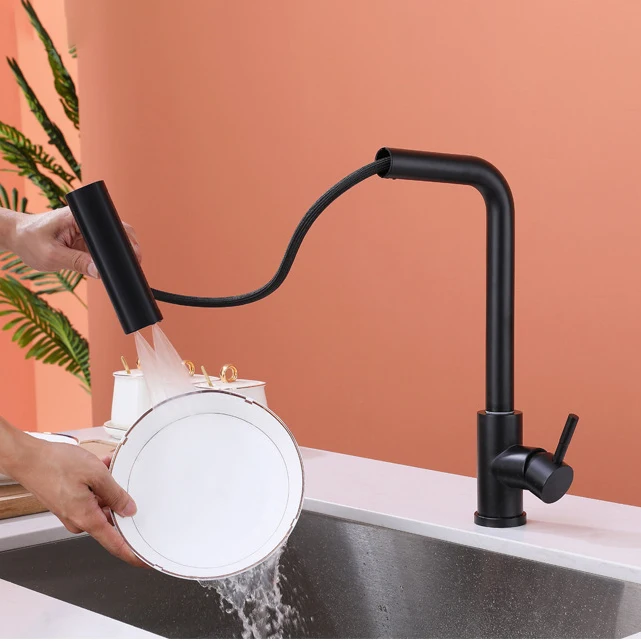 Feiyu Touch on Kitchen Sink Faucets of Pull Down Hot Cold Kitchen Sink Mixer Tap Stainless Steel Touch Waterfall Kitchen Faucet - view 2