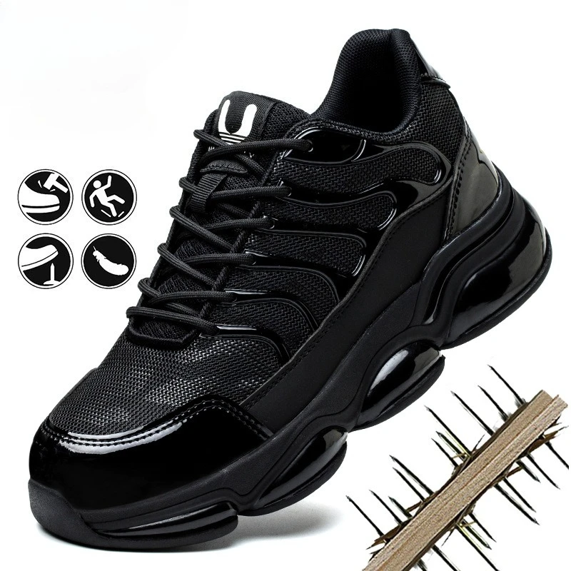 

Модные защитные рабочие кроссовки унисекс с металлическим носком, ударопрочные, антипрокольные, неубиваемые