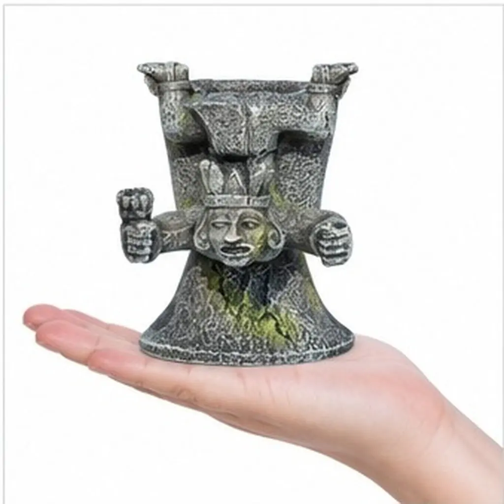 1Pcs Handcrafted Shenzun Aquarium Landscape Decor Resin Fish Tank Ornament for Aquascaping No Fading No Color Change Long Term