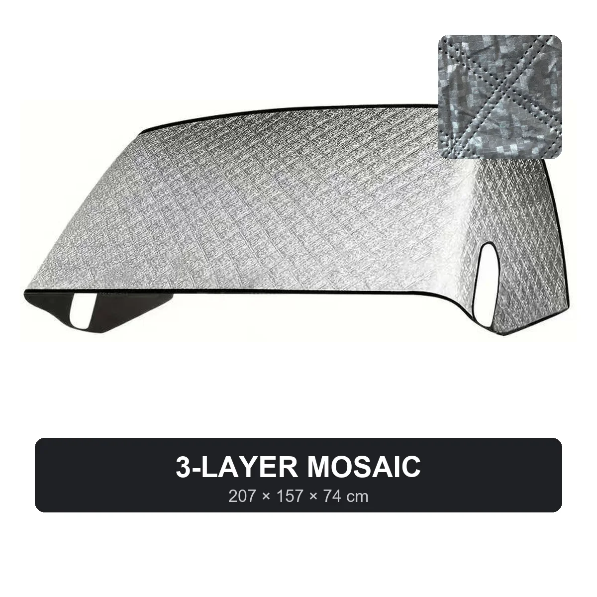 Motorhome Windscreen Cover Thermal Front Window Sunshade for Fiat Ducato Peugeot Boxer Citroen Relay Windshield Screen UV Snow