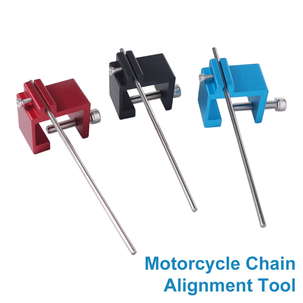 Picture 3: Universal Motorcycle Chain Alignment Tool Quick Accurate Heavy Duty Sprocket Alignment Tool Straightening Metal