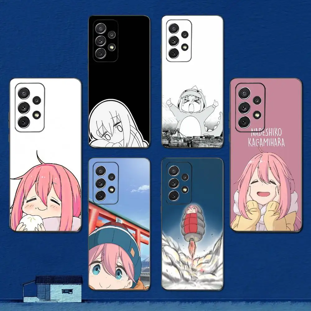 

N-Nadeshiko K-Kagamihara Phone Case For Samsung S22,S21,S20,S10,S9,S25,S24,S23,Ultra,FE,Plus,Lite,Soft Silicone Black Cover