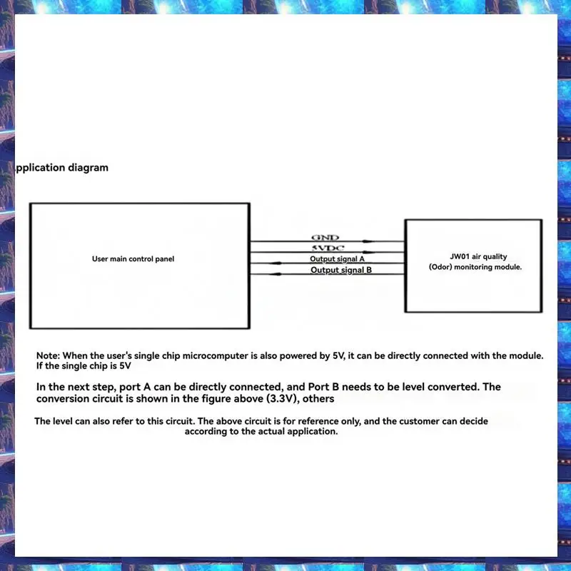 2025 5Pcs Air Pollution Sensor JW01-C02-V2.2 VOC Air Quality Detection Module ZP07 MP503 For C02 Benzene Formaldehyde Alcohol,5P