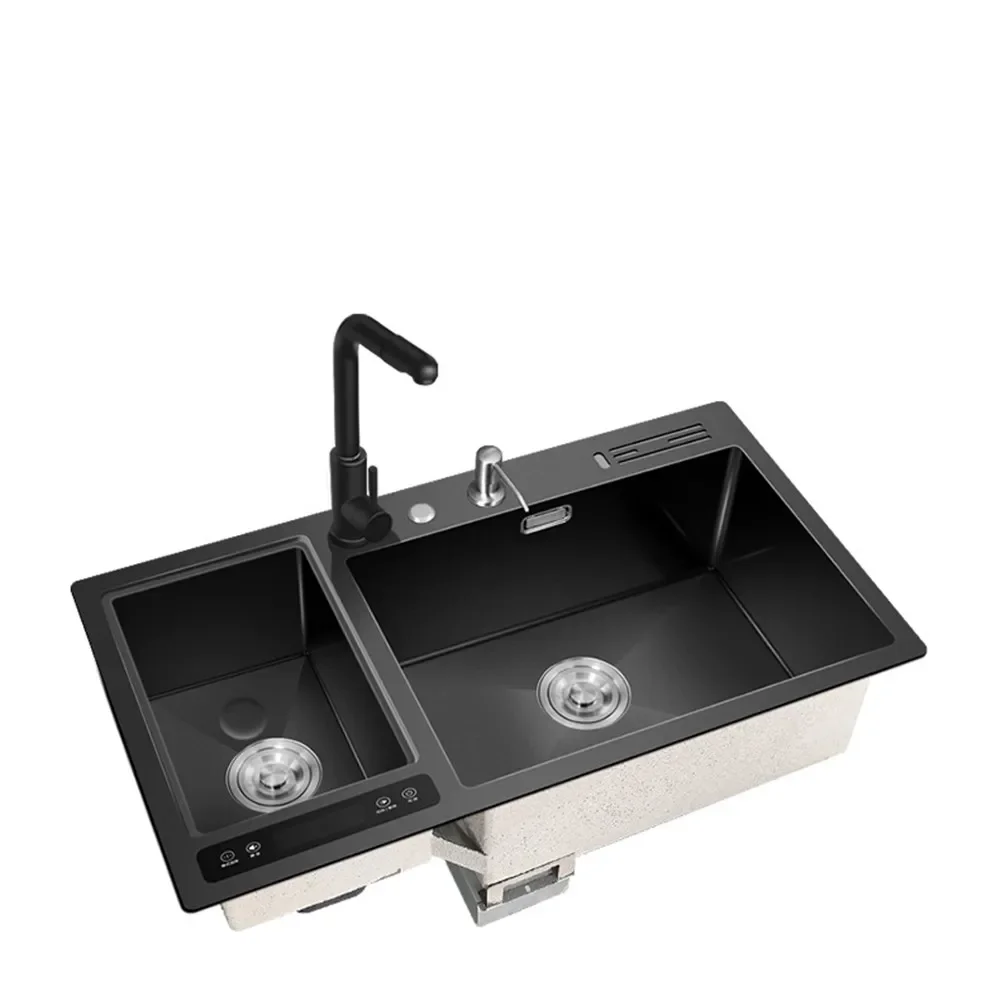 Ultrasonic Intelligent Kitchen Sink Stainless Steel Vegetable Washing Basin Multifunctional Fruit And Vegetable Cleaning Machine