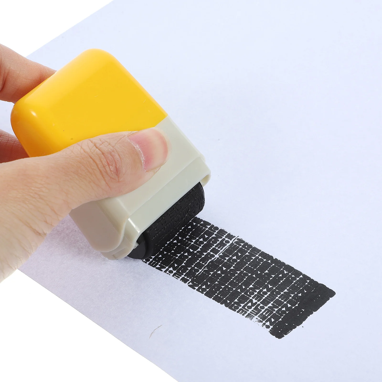 Multifunctionele Seal Privacy Uitstrijkje Roller Adres Blocker Roller Stempel Plastic Identiteitsbescherming Draagbaar Vertrouwelijk