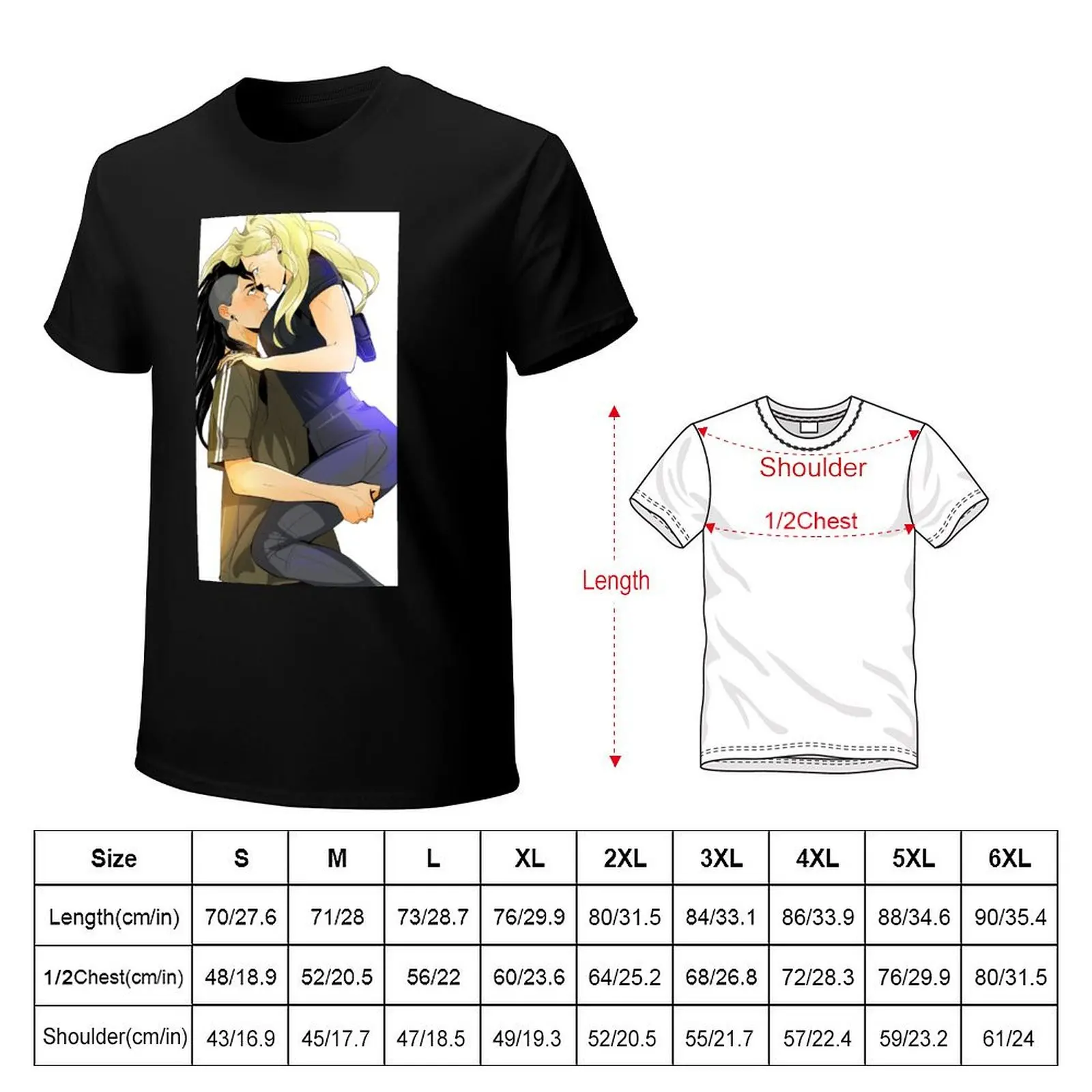 Mitsu and Celia Up Blindfold Mashersan T-Shirt Outdoor Sports Lightweight Tee
