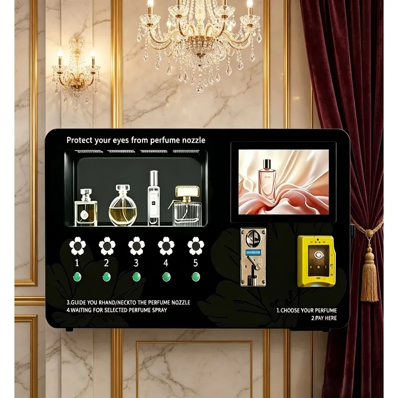 Commercial Perfume Spray Vending Machine Intelligent Self‑Service Fragrance Dispensing Vending Equipment For Shopping Center
