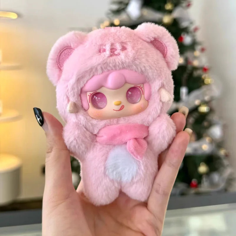 Hot Yooki V4 10cm Pendant Gen Bite Bear Series Vinyl Mini Blind Box Cute Decor Collection Figurka Kid Bestie Girl New Year Toys