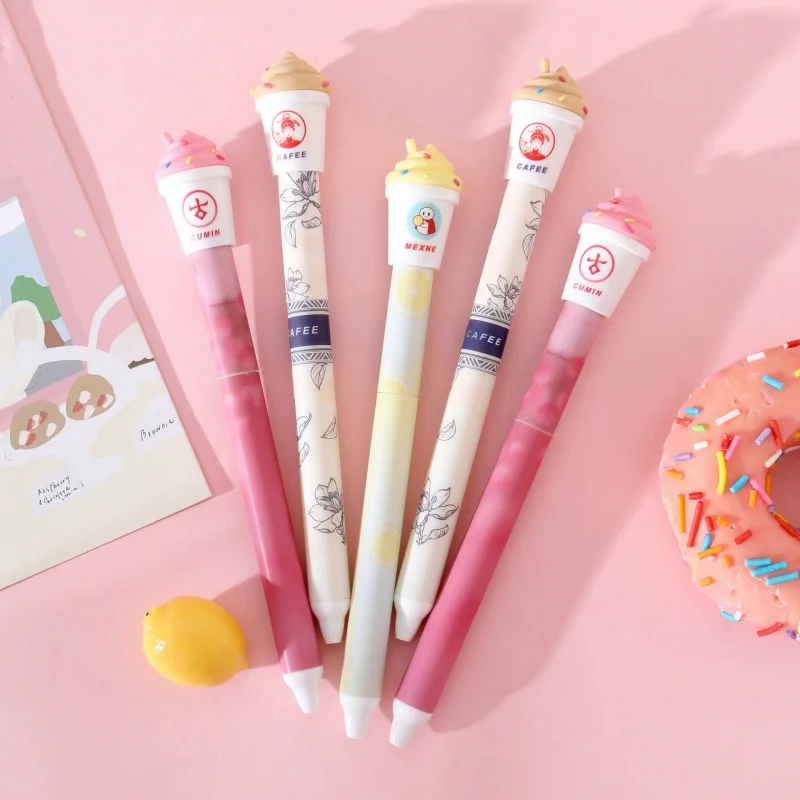 36pcs-lot-kawaii-milk-tea-gel-pen-cute-05mm-black-ink-neutral-pens-for-writing-office-school-supplies