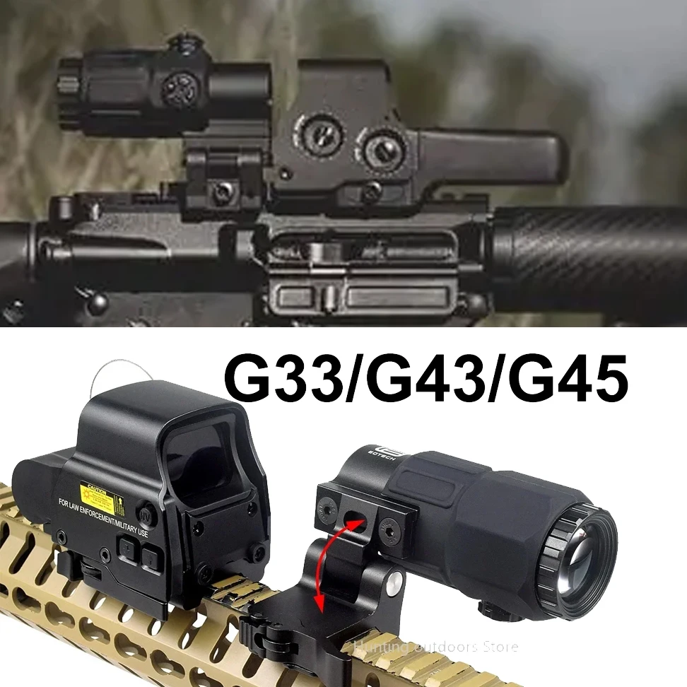 G33 G43 G45 3X 5X المكبر نطاق البصر البصري الوجه الجانب Picatinny السكك الحديدية جبل و QD-Lever 558 ريد دوت البصر التكتيكية الصيد Refle