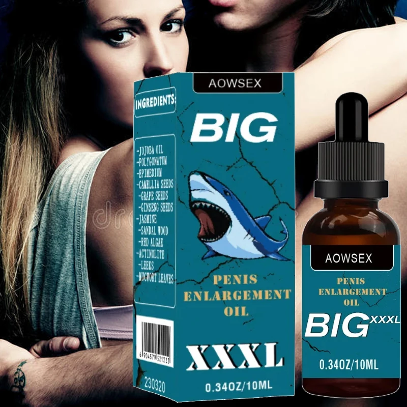 XXXL enlarged penis and thicken Enlargement Oil For Men Dick Growth Big Cock Erection cream sex adult Products Aphrodisiac Oils