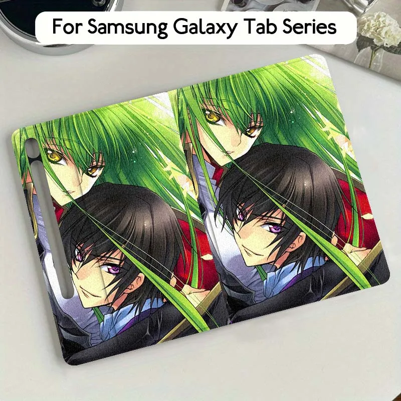 

Code Geass популярный аниме для Samsung Galaxy Tab S9 S10 S6 S7 S8 FE Plus Lite дюймовый складной чехол для планшета