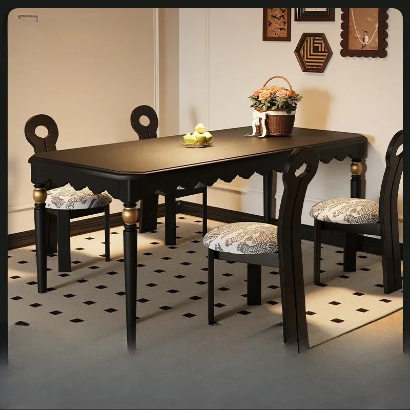 Home retro dining table