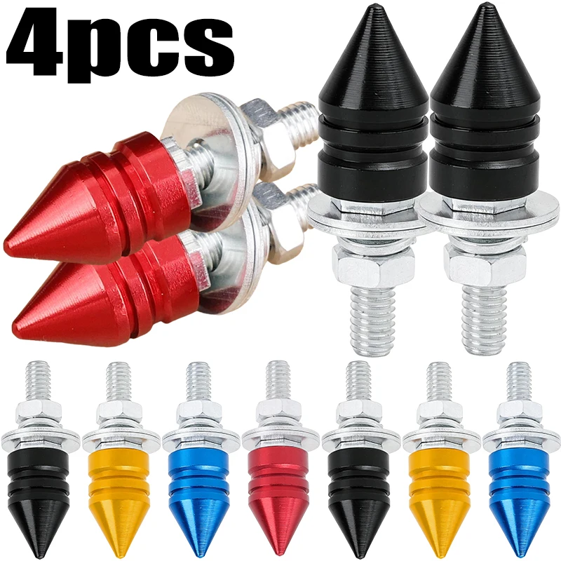 Universal Car License Plate Aluminum Alloy M6 Screws Corrosion Resistant Fasteners for ATV Motorcycle Exterior Modification