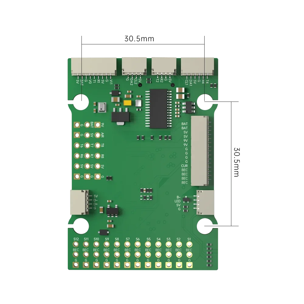 IFlight-Contrôleur de vol BLITZ Wing H743, E80, ESC simple, moteur XING2 4120 515KV pour pièces FPV