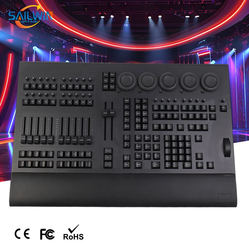 Stage Light Controller MA3 Command Wing DMX Controller With Flight Case Windows System Grandma DMX Controller System For Lights