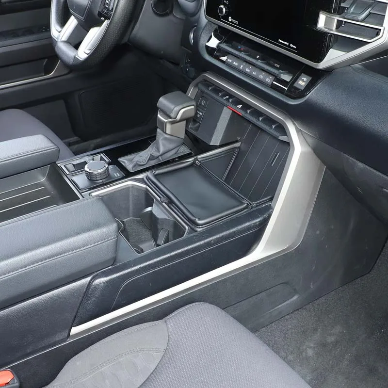 

For 2022-2024 Toyota Tundra central control storage tray divider mobile phone storage mat car interior modification accessories