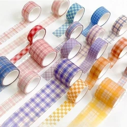 20 Rolls Boxed Lattice Decorative Washi Tape, Kawaii DIY Scrapbooking Sticker Set, for Phone Case Laptop Keyboard Sticker