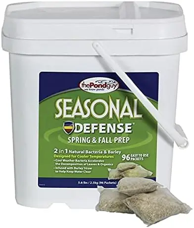 Seasonal Defense, Spring & Fall Beneficial Bacteria, Barley & Enzymes, Cold Water Pond Sludge & Scum Treatment