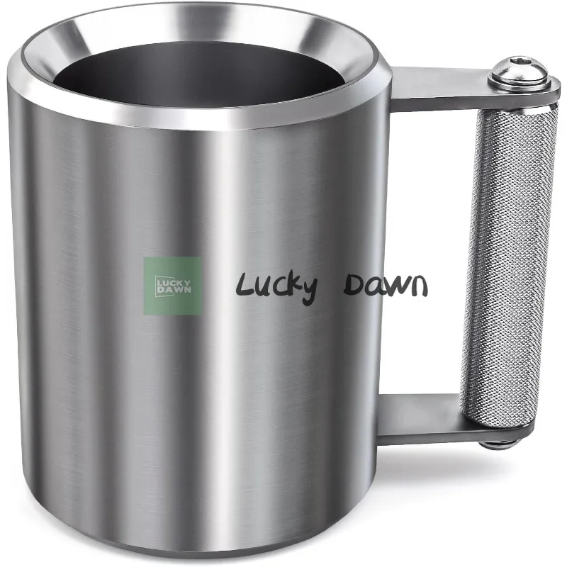 

Heavy Mug,22 LB/ 10KG Stainless Steel Cup,Super Heavy Dumbbell Fitness Sports Mug,Gym Exercise Coffee Lover Gift