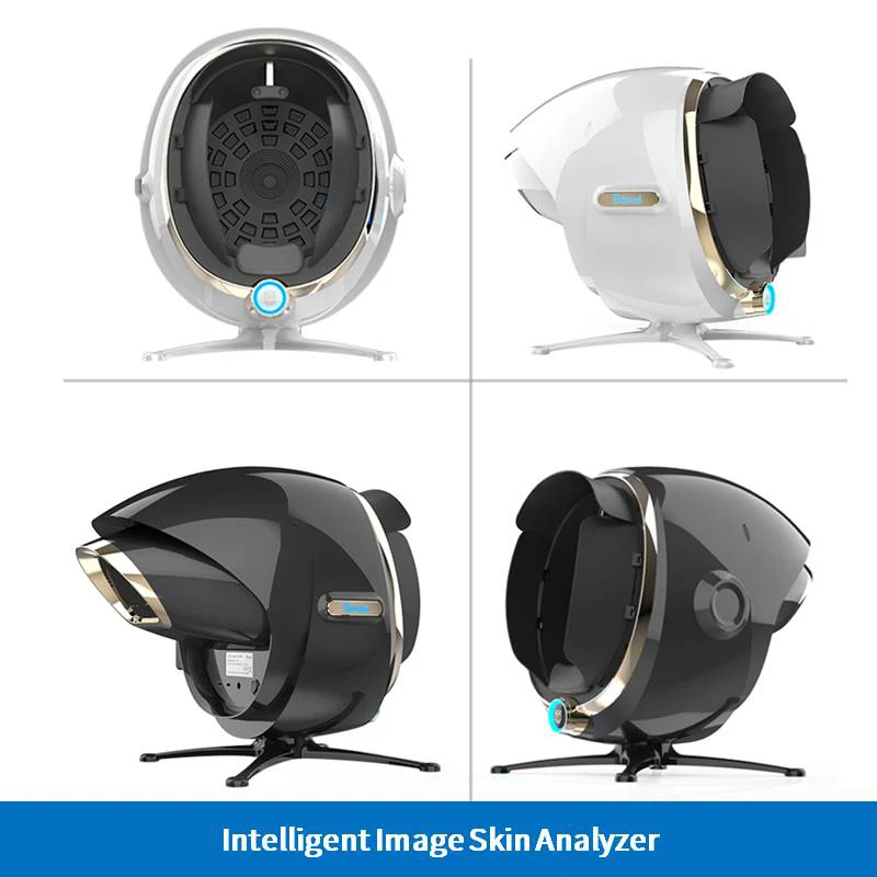 Nieuwe Beste Skin Analyzer Ai Intelligente Beeldinstrument Huiddetector Magische Spiegel 3d Digitale Gezichtsanalyse Machine Voor Salon