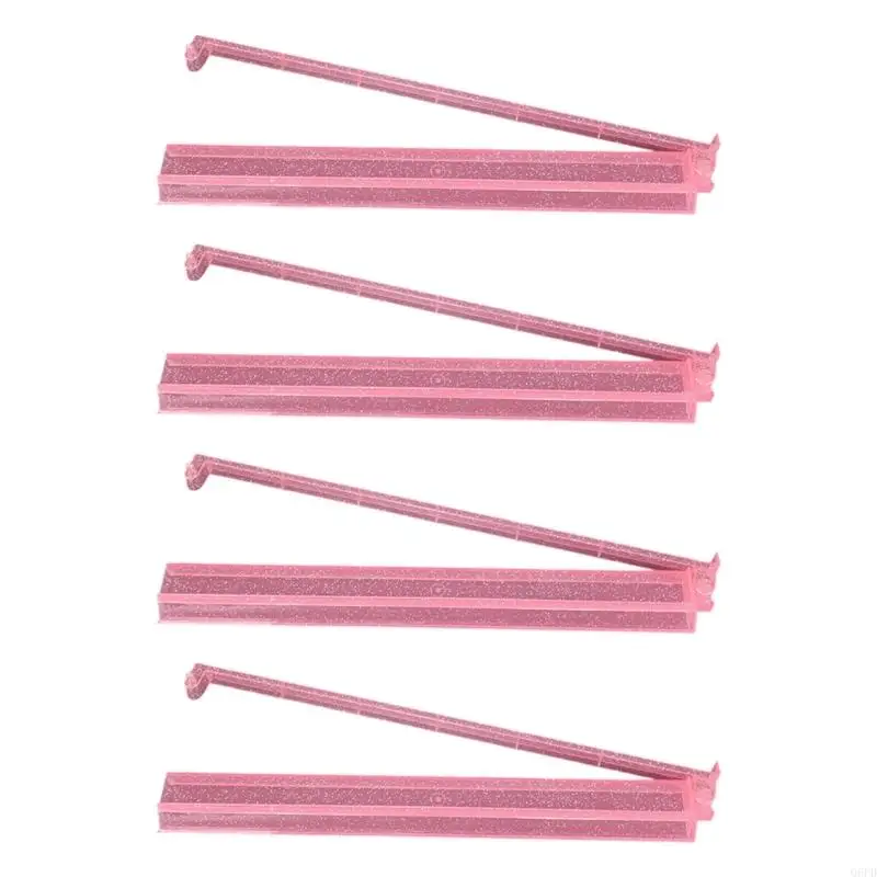 Packung mit 4 Mahjong-Regalen aus Acryl mit Pusher-Mahjong-Fliesenhalter amerikanischen Stil