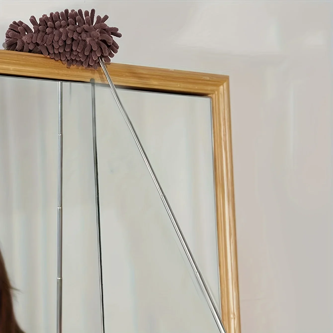 washable retractable dust collector,extendable handle,soft chenille material,no shedding,multifunctional and efficient cleaning