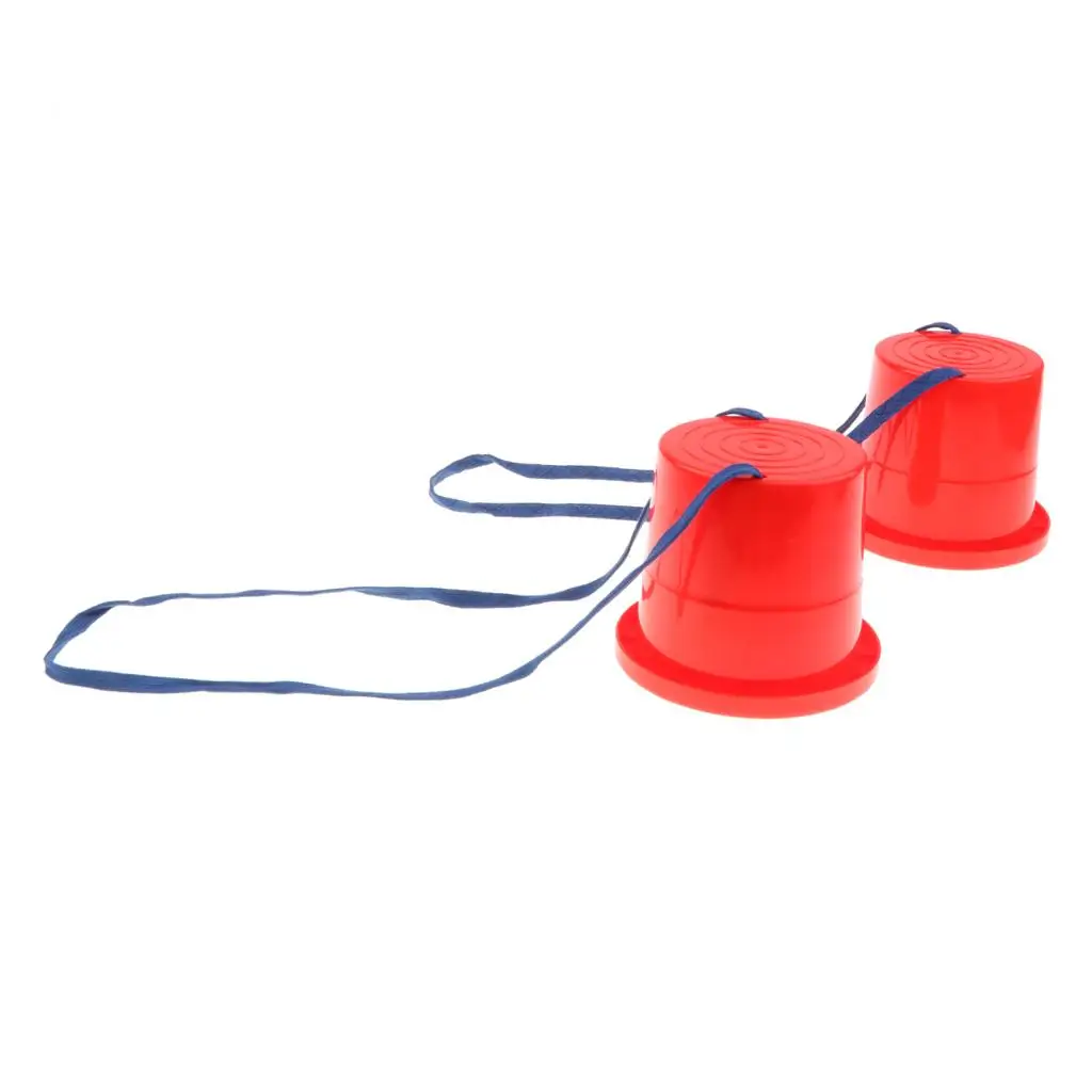Balance Training Jumping Stilts Toy for Children Outdoor Sports Equipment PVC Material Walk Stilts for Garden Activities