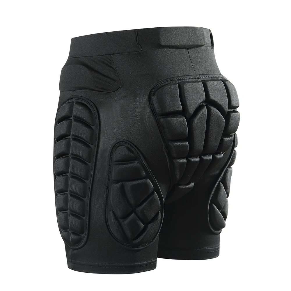 WOSAWE Men Women 3D Padded Skate Shorts Unisex Snowboarding Skiing Sports Hip Cushion Shorts for Adult