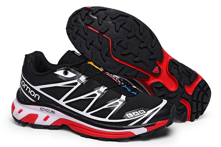 Salomon XT-6 ADVANCED Trailrunningschoenen voor heren en dames, Triple White, Contagrip-buitenzool