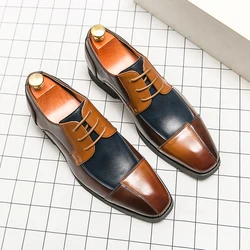 Heren Jurk Schoenen Britse Stijl Mode Slip Op Loafers Heren Grote Maat 48 Man Brogue Schoenen Klassieke Business Schoenen Casual Formal Le
