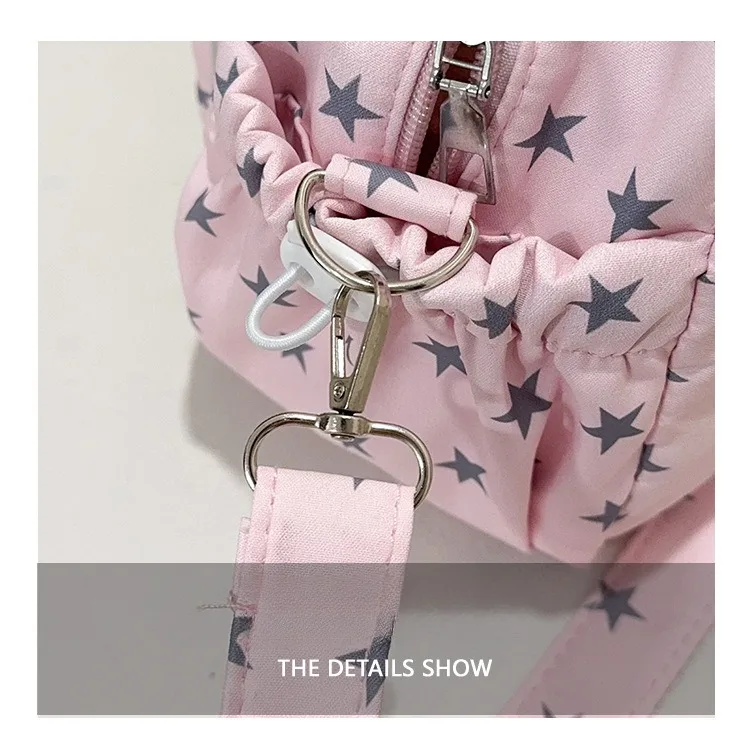 Star Angel Wings Ita Bag Handtasche mit großem Fassungsvermögen, Umhängetasche für Mädchen, japanischer Stil, Anime-Themen-Pendlertasche, Handtasche zum Tragen über der Schulter – Detail 7