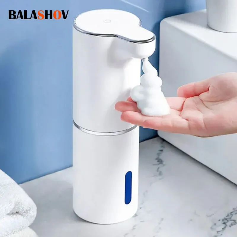 300ML Bathroom Foam Soap Dispenser Desktop Soap Dispenser Washing Hand Machine Wireless Smart Induction Electric Foam Machine