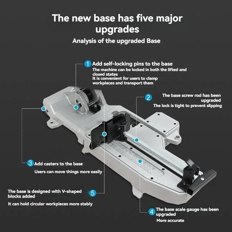 1100W Portable Metal Cutting Saw Multi-functional Metal and Stainless Steel Sawing Machine Suitable for Home Use By Woodworkers