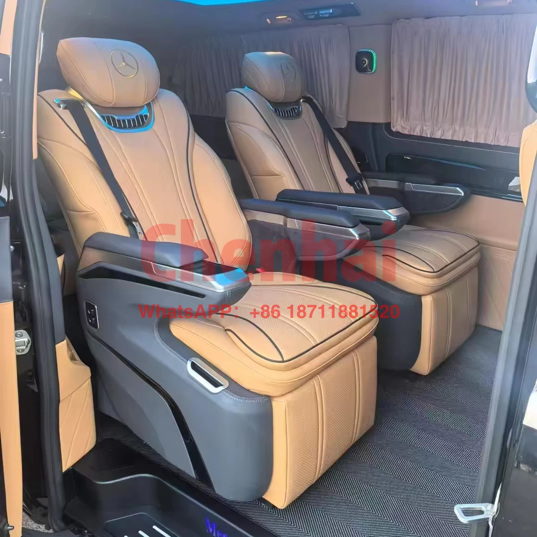 Customize Auto Accessories Interior Upgrade Custom Rv Captains Chairs Leather Seats Luxury Van Seat For Alphard Toyota