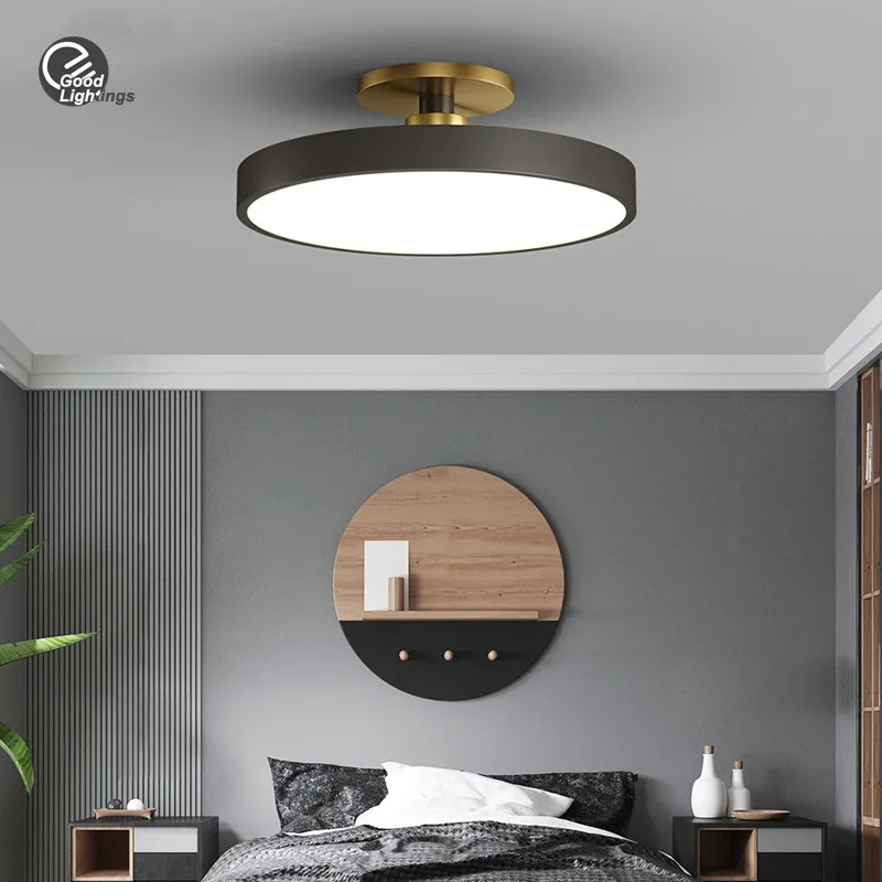 Modern  Led Ceiling  Lamp For Bedroom Round Simple LED Ceiling Chandelier For Living Room Aisle Dining Room Led Ceiling Lights