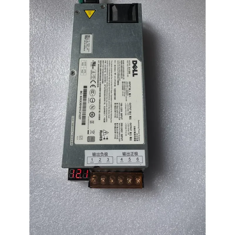 for Dell 12V 100A 1200W Power Supply Unit PSU Replacement Compatible with Server Workstation High Efficiency Stable Voltage