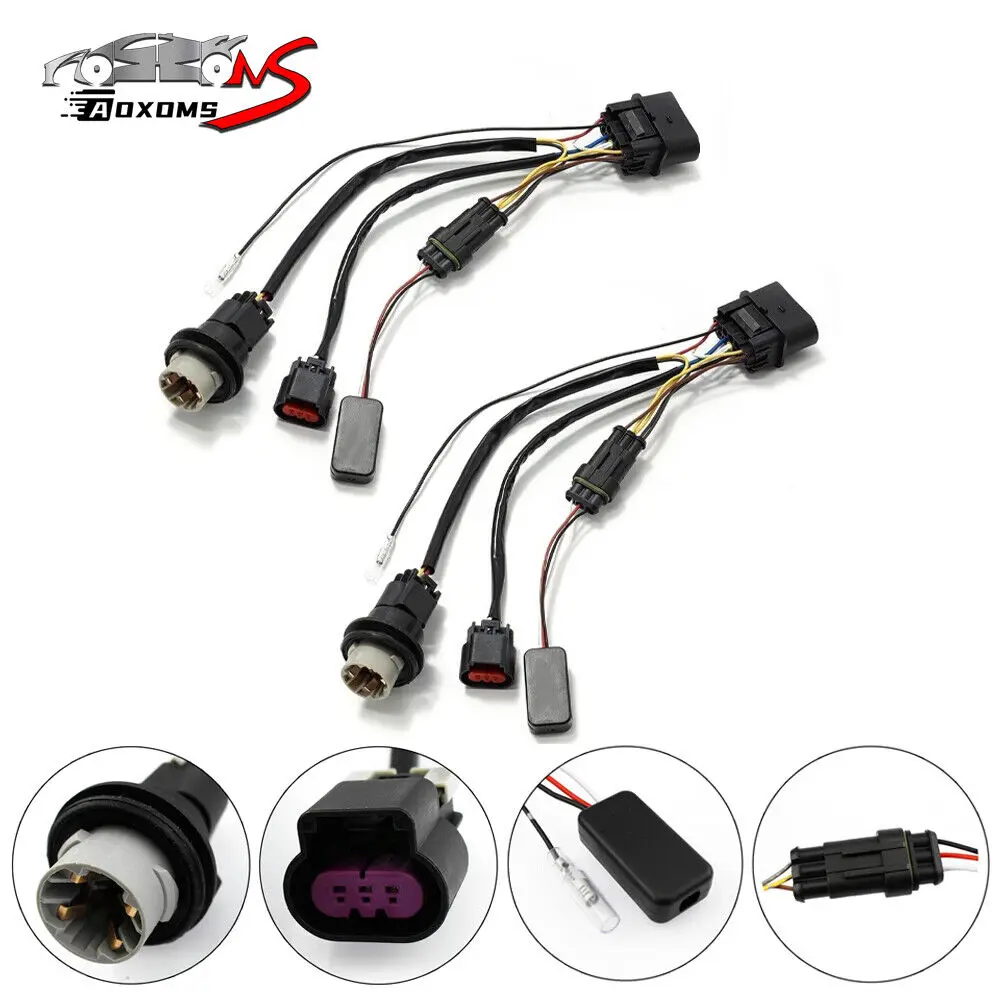 

For 2013-2018 Ram 1500 2500 3500 Projector Headlight Wiring Converter Harness