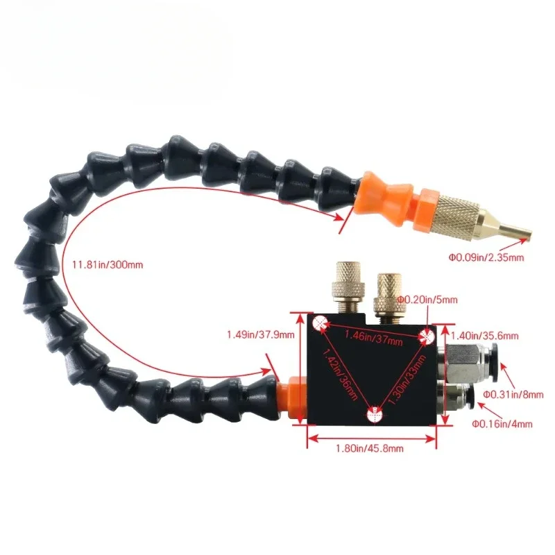 

HLTNC Metal Cutting Coolant Sprayer Oil Mist Coolant Sprayer CNC Machine Tool