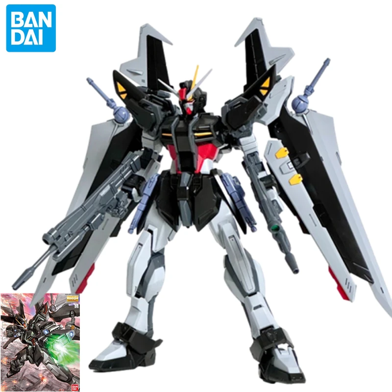 

Bandai MG Strike Noir Gunpla SEED anime peripheral commemorative collection hand-made movable robot toy mecha assembly model