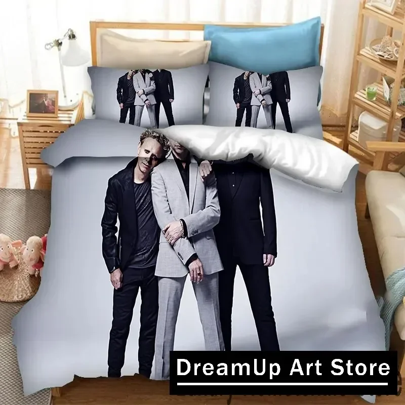 3D Print Fashion Depeche Mode Bedding Set Boys Girls Twin Queen King Size Duvet Cover Pillowcase Bed boys Adult Bedroom