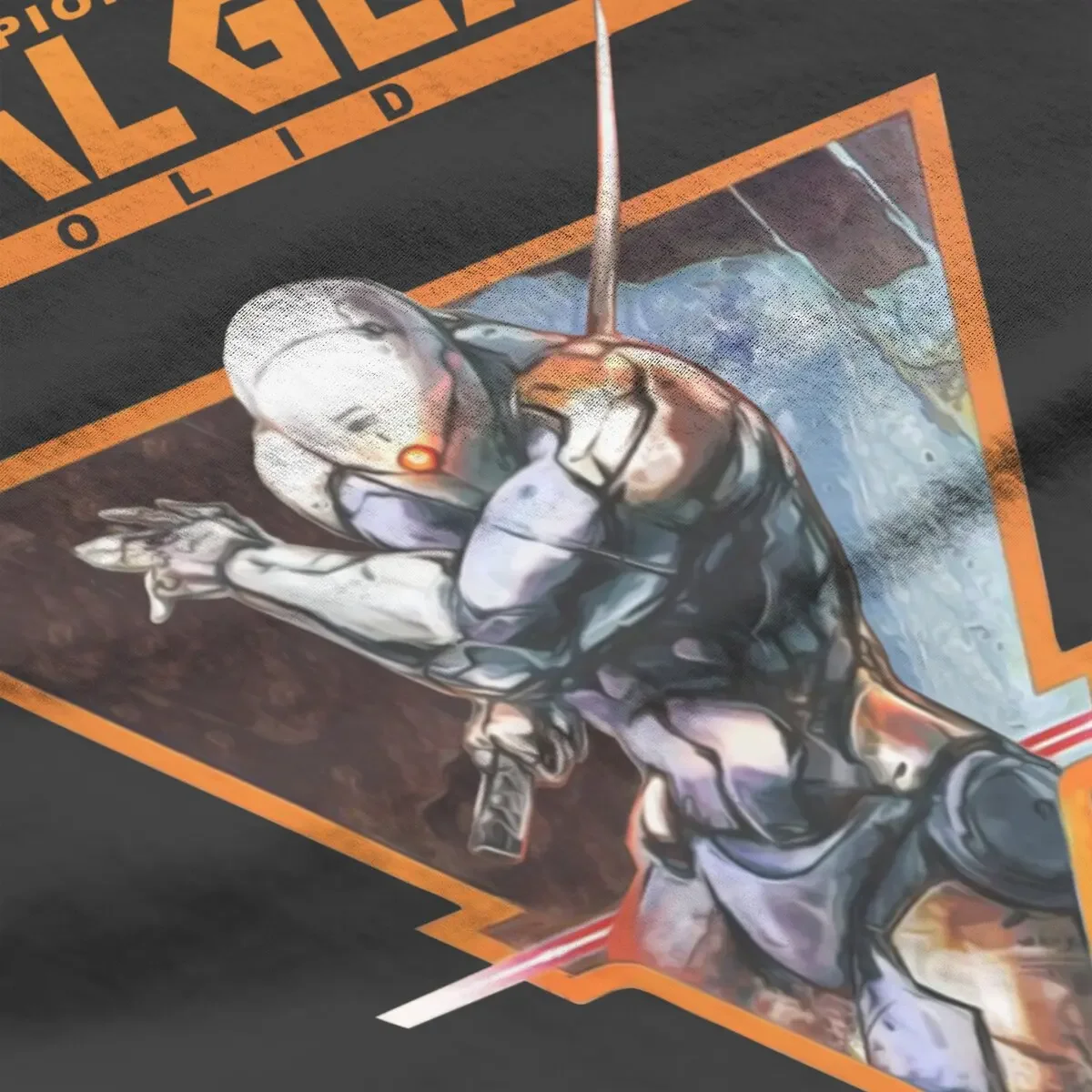 Grey Fox Option C Metal gear solid snake cyborg ninja MGS videogiochi magliette 100% cotone abbigliamento T-shirt stampate Vintage